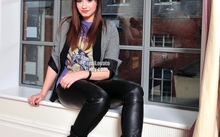women people high heels demi lovato window panes 2400x3047 wallpaper 